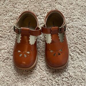 Felix & Flora Brown Mary Jane Girls Kids Shoes with Buckle